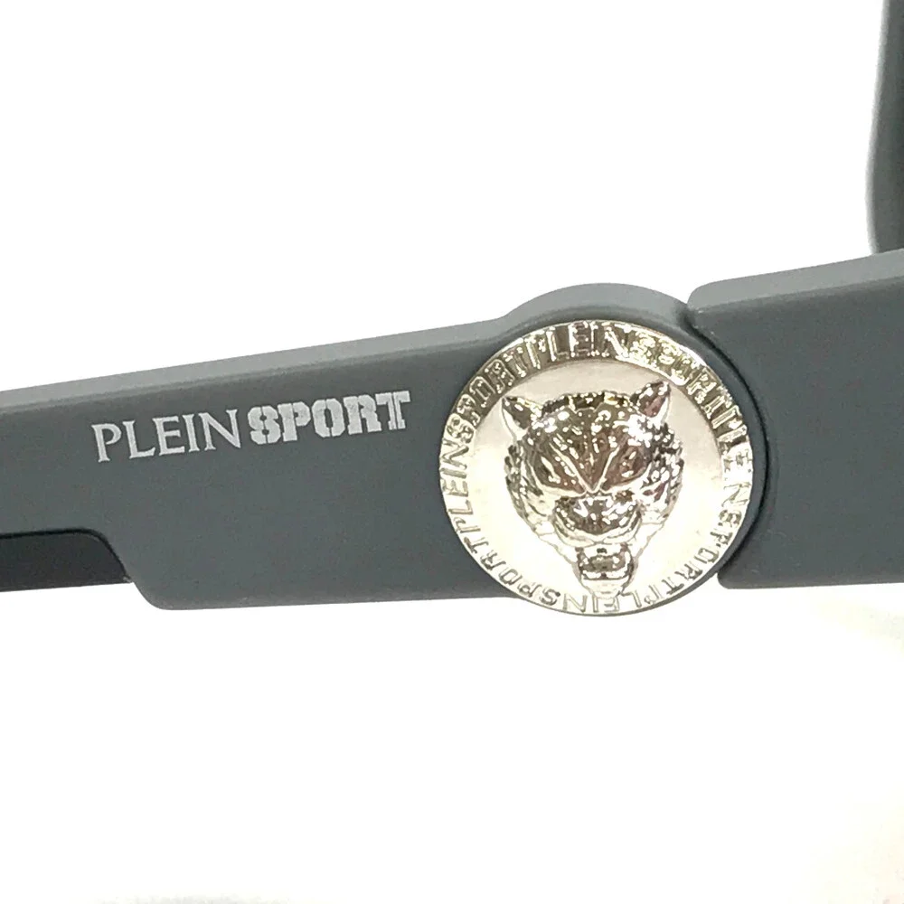 Philipp Plein Sport Sunglasses SSP004 COL.507P Matte Gray Red Polarized Lenses